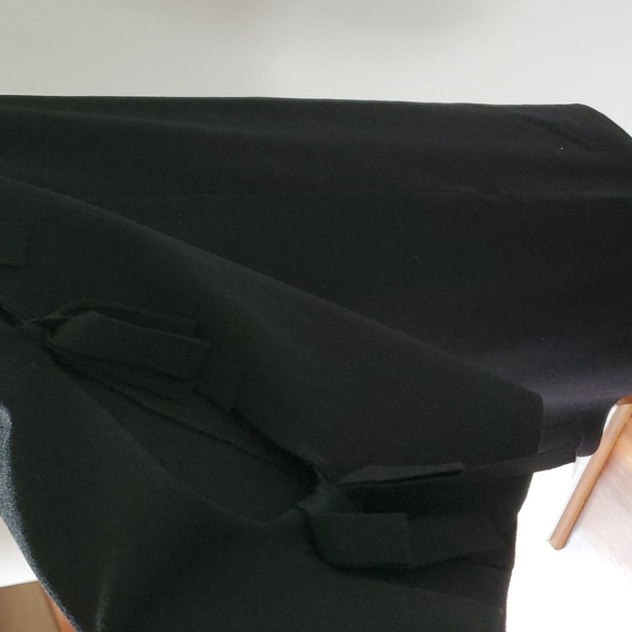 Milly Black Knitted Dress with 3-Tie Sleeves Oversized Small - Picture 7 of 8